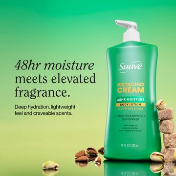 Lâmina de página de produto Suave: hidratação 48 horas