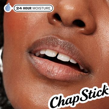 Lâmina de página de produto ChapStick: hidratação 24 horas